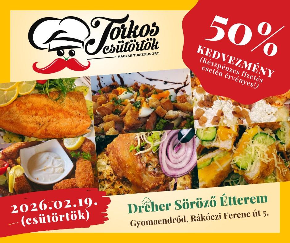 Torkos csütörtök Gyomaendrődön!
